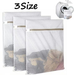 Honeycomb Mesh Laundry Bags For Delicates,Net Fabric Durable And Reusable Delicate Wash Bag Travel Organization Bag For Lingerie