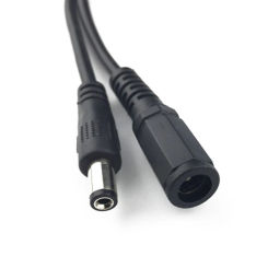 Male to Female Extender Wire DC5.5x2.1 Power Adapter Extension Cable Easy to Use