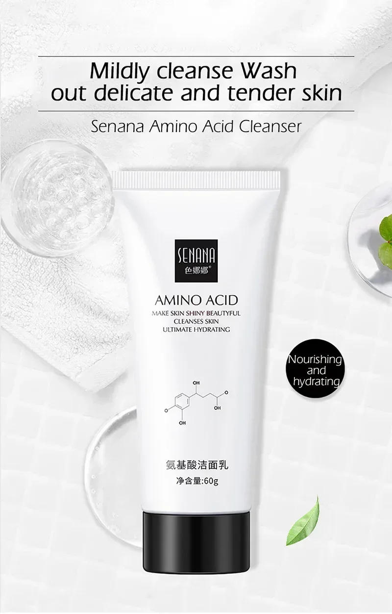 Description Picture 2 of itemNicotinamide Amino Acid Face Cleanser Facial Scrub Cleansing Acne Oil Control Blackhead Remover Shrink Pores Skin Care