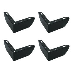 4Pcs Sofa Support Leg L-shaped 2-In-1 Metal Hardware 2in1 Furniture Bedside Table TV Cabinet Support For Home Decoration
