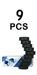 Description Picture 6 of itemIce Hockey Pucks, 100pcs, Official Regulation, for Practicing and Classic Training, Diameter 3", Thickness 1", 6oz, Black