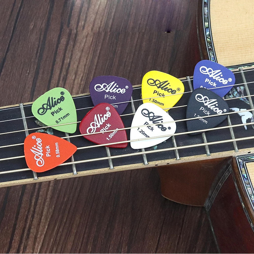 Description Picture 6 of item10-50Pcs Thickness 0.96 mm Guitar Picks Guitar Accessories Alice Acoustic Electric Bass Pic Plectrum Mediator guitar picks