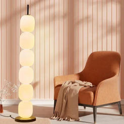 Modern Minimalist Living Room Bedroom Study Table Lamp Model Room Glass Beads Designer Sugar Gourd Floor Lamp