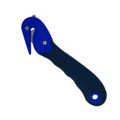 1PC Hook Fixed Blade Knives TPR Safety Knife Box Carton Opener ABS Ergonomic Plastic Handle Multifunction Cutting Tools Cutter