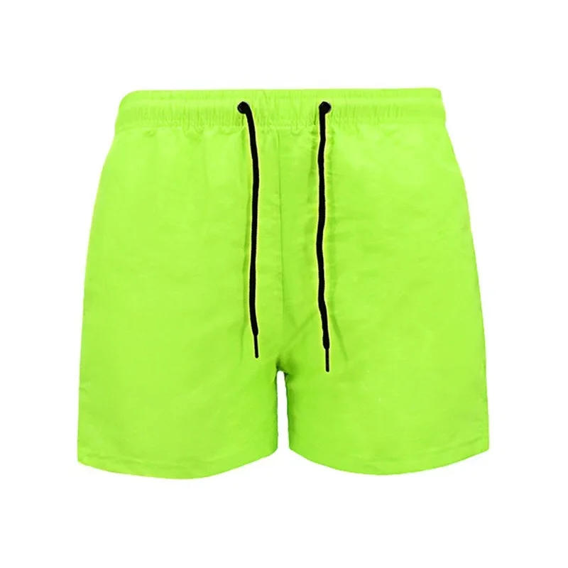 Description Picture 2 of itemNew summer beach shorts Men's beach shorts Men's three-quarter shorts, pure salad rope sports shorts, quick drying casual