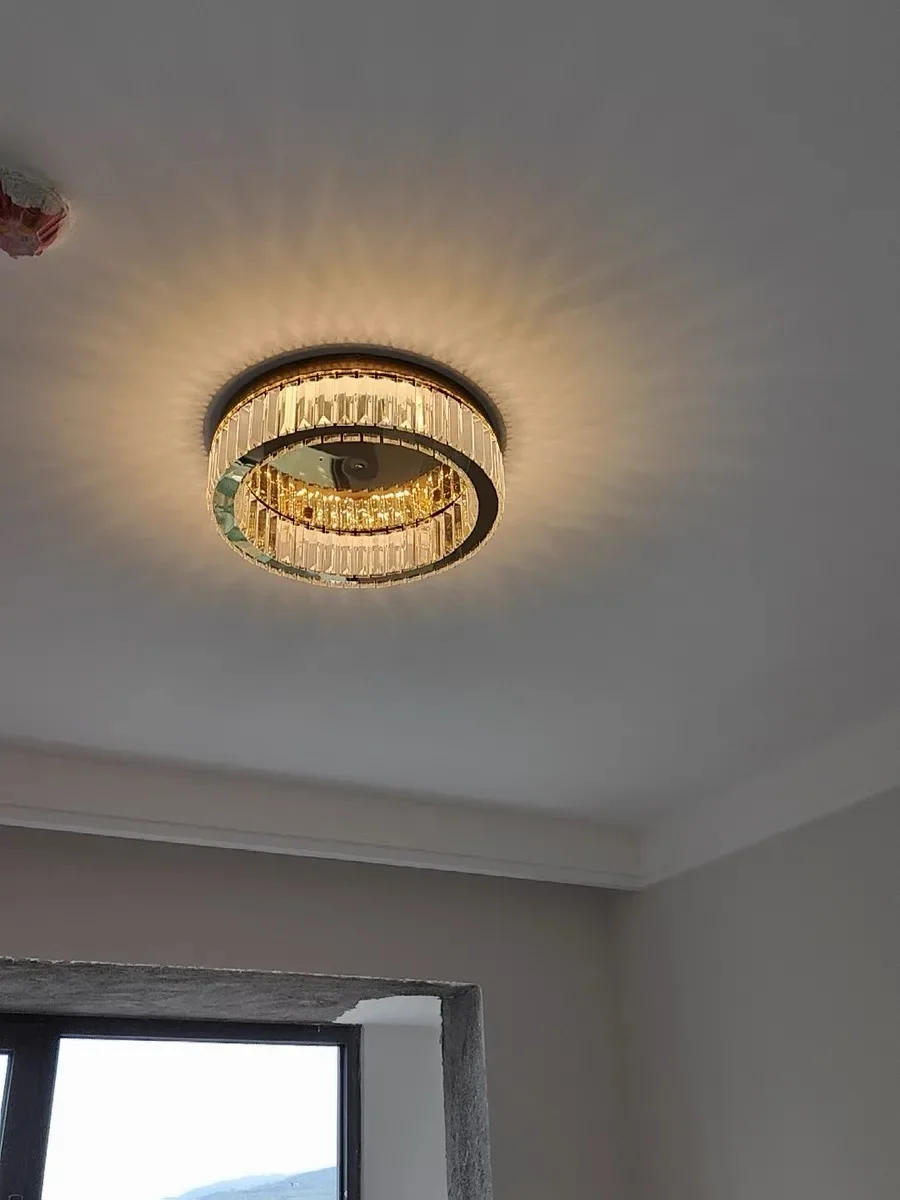 Description Picture 4 of itemModern Designer Ceiling Lamps Light Luxury Originality Crystal Lamp Hotel Villa Woonkamer Bedroom Indoor Art Fixtures Home Decor