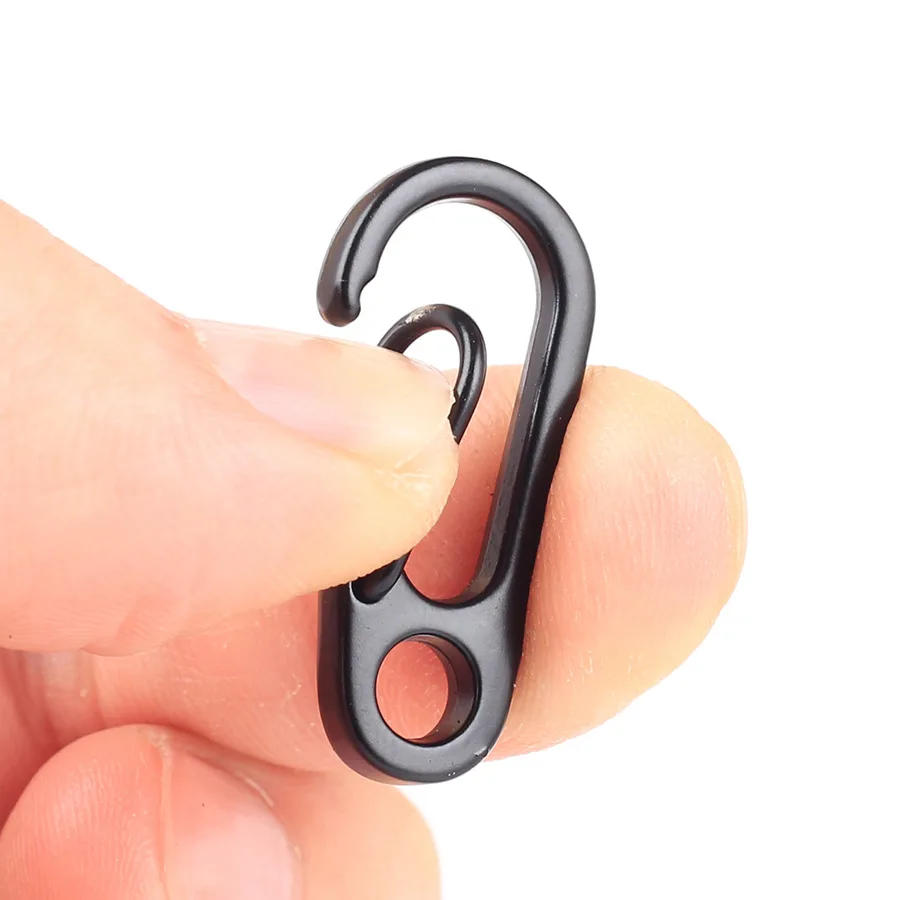 Description Picture 5 of item5Pcs Lobster Clasp Buckle Keychian Mini Carabiners Outdoor Camping Hiking Buckles Alloy Spring Snap Hooks Keychains Tool Clips