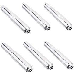 8PCS Paper Toilet Holder Replacement Rod Stainless Steel Toilet Paper Holder Toilet Paper Holder Roller Spring Loaded