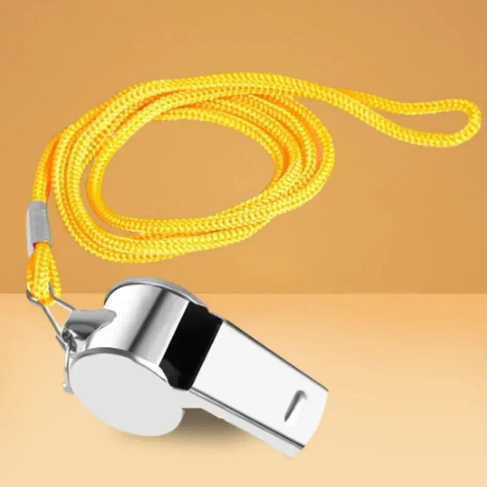 Description Picture 5 of itemLoud Metal Whistle Professional with Rope Sport Whistle Wear Resistant Portable Stainless Steel Whistles Referee Metal Whistles