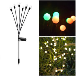 2 Pcs LED Garden Swaying Lamp Waterproof Landscape Decor Stake Lamp Landscape Stake Lights Yard Patio Pathway Decoration