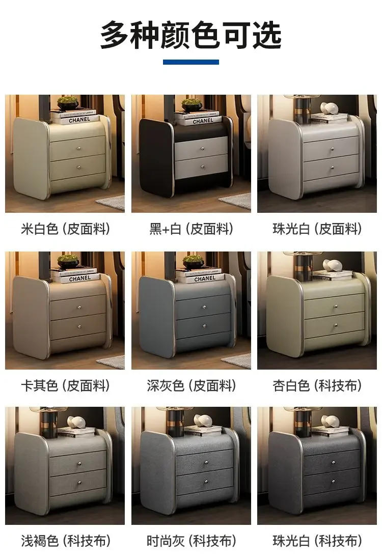 Description Picture 2 of itemSmall Nordic Bedside Table Living Room Modern Luxury Vanity Storage Nightstands Cabinets Locker Balcony Muebles Salon Furniture