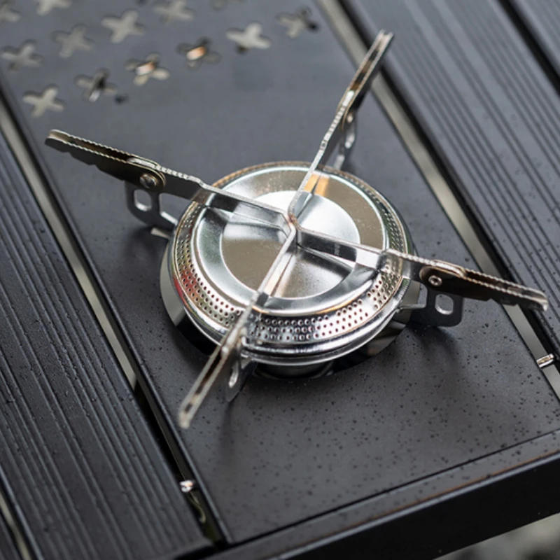 Description Picture 6 of itemOutdoor Picnic Stove Head Table Home Portable Folding Table Stove Combination Camping Barbecue Tea Water Stove Outdoor Equipment