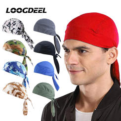 LOOGDEEL Cycling Headscarf Quick-dry Sun-Protective Hat Head Scarf for Cycling Sport Bandana Bicycle Headband Sweat-wicking Cap