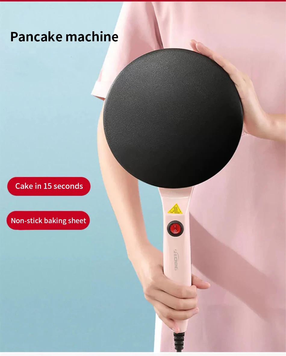 Description Picture 4 of item2025 NEW Pancake machine spring cake spring roll skin thousand layer electric pancake pan spring cake