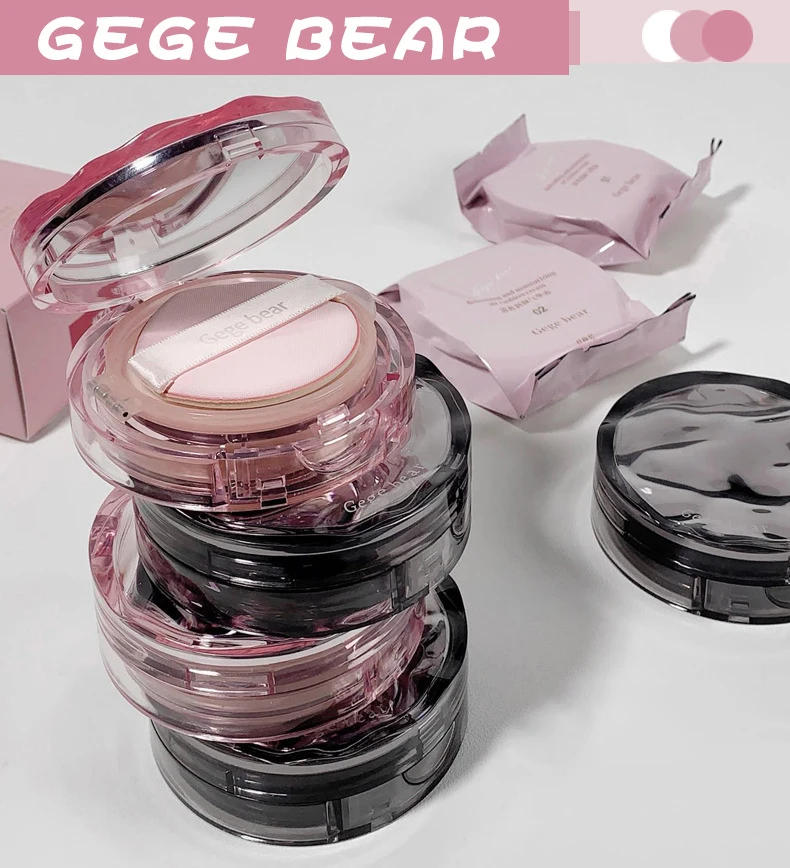 Description Picture 2 of itemBB Cream Air Cushion Foundation Full Coverage Waterproof Longlasting Concealer Oil-control Soft Cushion Compact Face Makeup Base