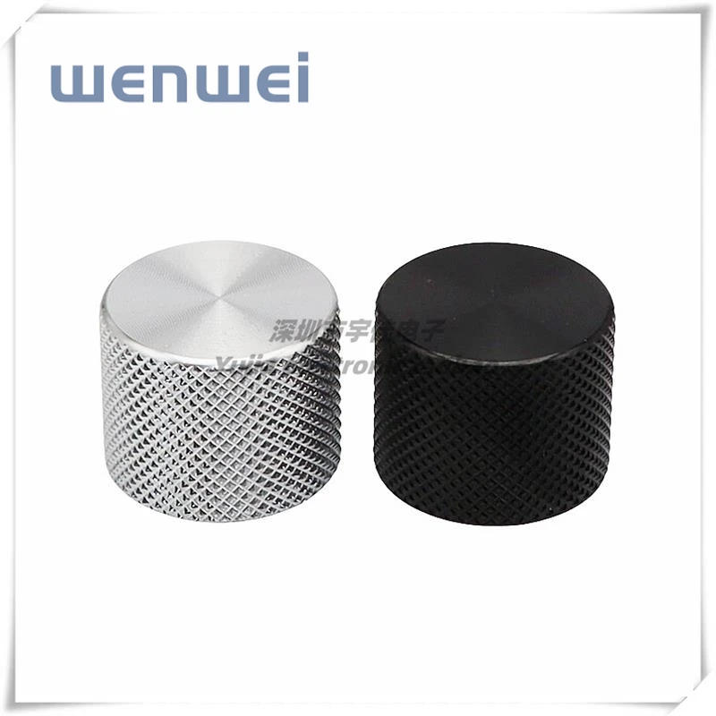 Description Picture 5 of item1Pcs 21.5x17 non-indicating Aluminum Alloy Knob Cap Flower Shaft D-axis Potentiometer Regulating Cap Electronic Device Switch