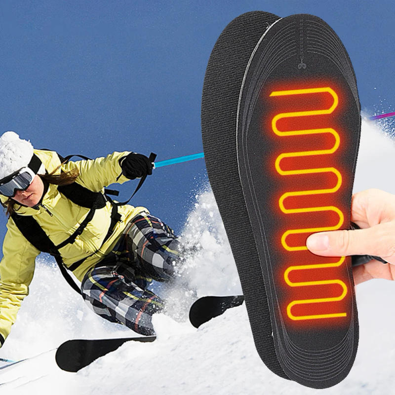 Description Picture 6 of itemUSB Heated Shoe Insoles Electric Foot Warming Pad Feet Warmer Sock Pad Mat Winter Outdoor Sports Heating Insole Winter Warm Gift