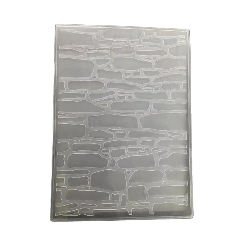 Description Picture 2 of item3D texured Wall Brick  Drawing stencil Embossing Folder for Card Making DIY Plastic Scrapbooking Photo Album Card