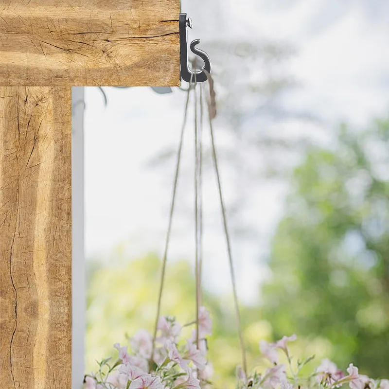 Description Picture 6 of item30/1Pcs Q Hanger Hooks for String Lights Hanging Multi-Purpose Plant Cabinet Ceiling Hook with Screw Home Holder Outdoor Supply