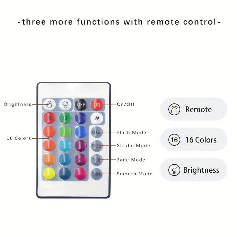 Description Picture 4 of itemNewest 7/16 Colors Changing 3D Night Light Lamp Desk Setup Decor table Icon Logo Sensor Light Kids Child Birthday Gifts