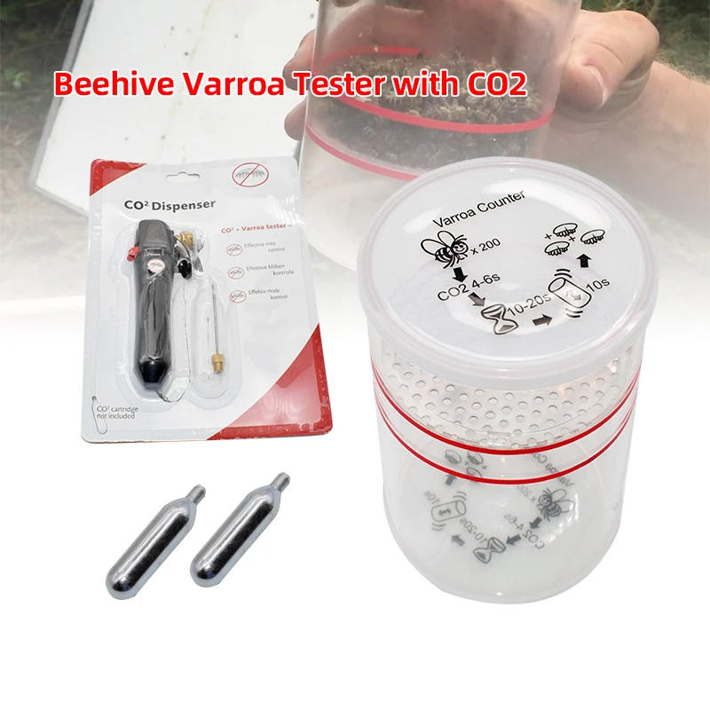 Description Picture 3 of itemVarroa Tester CO2 for Honey Bees Varroa Easy Check Test Bee Mite Monitoring Tool for Beehive Beekeeping Supply Beehive Equipment