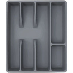 Storage Rack Organizer Box Utensil Organizer Cutlery Organizer Tray Plastic Flatware Organizers