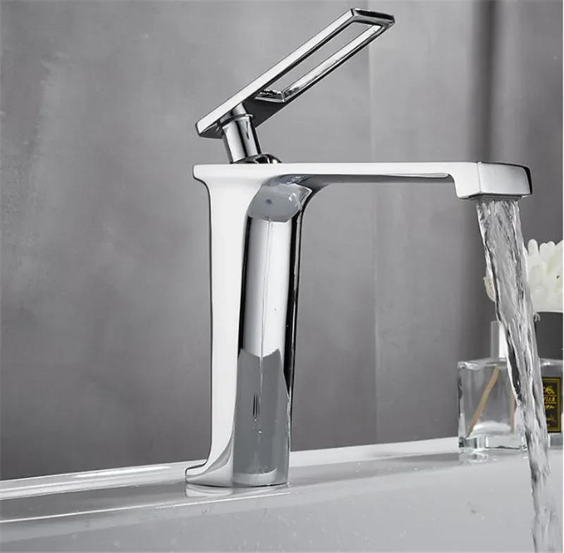 Description Picture 4 of itemBlack Basin Faucet Gold Bathroom Mixer Tap Wash basin Lavotory Hot and Cold Waterfall