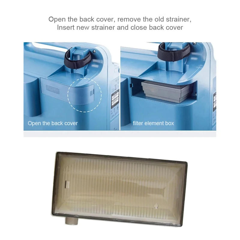 Description Picture 6 of itemHousehold Ventilator Filter Cotton Filters Replacement for 5L Oxygen Generator Accessories for Oxygen Making Machine Health Care