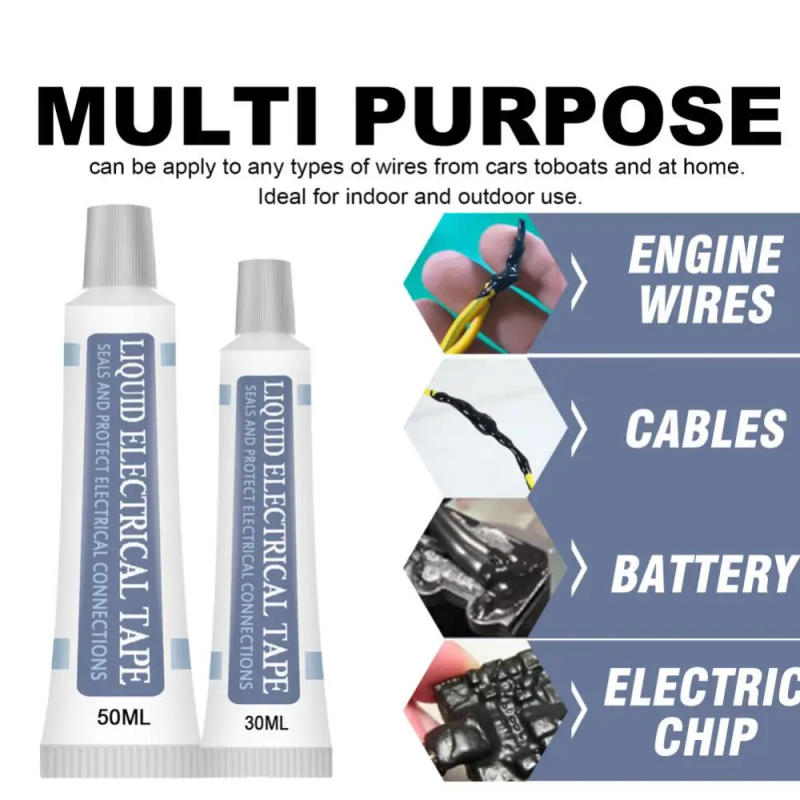 Description Picture 3 of itemWaterproof Liquid Insulation Tape Circuit Board Electrical Sealing Tape High Temperature Resistance Wire Cable Coat Fix Glue