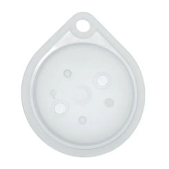 100pcs 50mm Pressure  Oval Silica gel Inclined Hole Diaphragm For Bosch water heater Type D