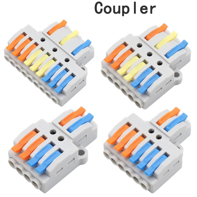 Description Picture 3 of item10PCS 3 In 9 Out Connector Wiring Terminal Quick PCT Lamp Wire Connector Parallel Wire Junction Box One in Multiple Out Splitter