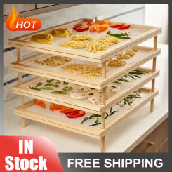 Reusable Mesh Food Dryer Holder Stackable Fresh Food Dryers with Net Multipurpose Vegetables Meat Shelf Pasta Tools