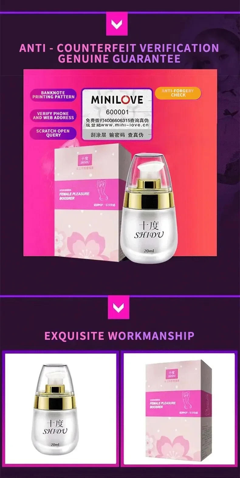 Description Picture 2 of itemLubricants Orgasm Gel Women Sex Spray Massage Orgasm Oil