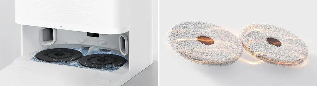 Description Picture 6 of itemXIAOMI MIJIA D102 OMNI Infinite Robot MOP Vacuum Cleaners M30 7000Pa Self Cleaning Doc Home Dirt Disposal Machine Empty Dust