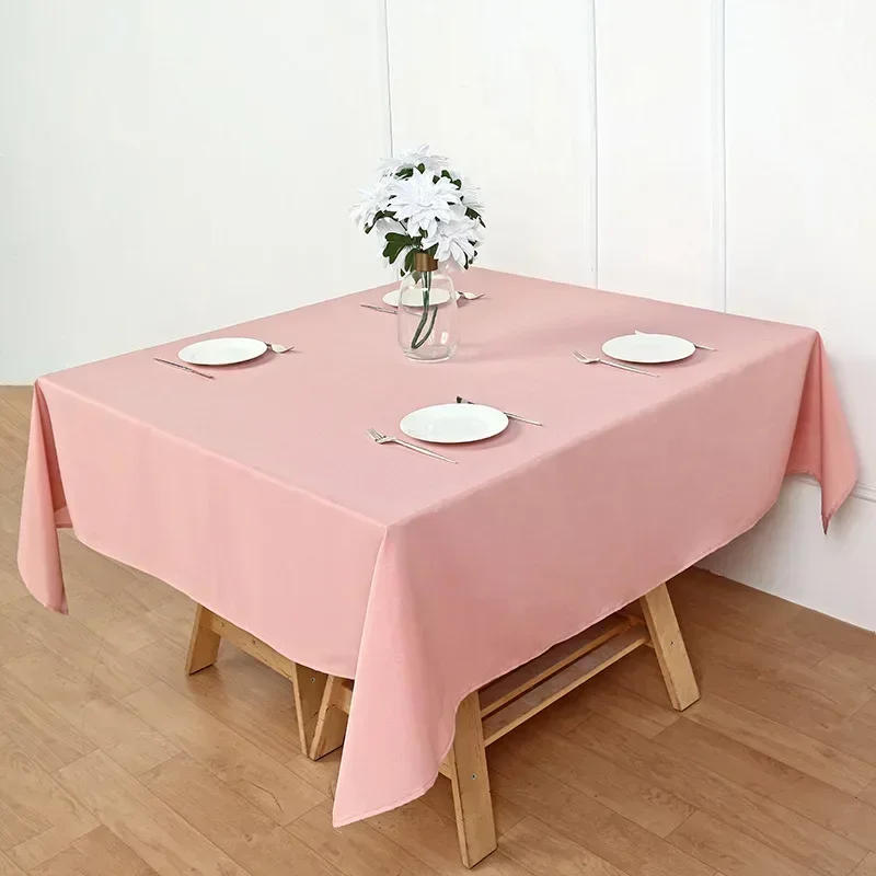 Description Picture 4 of item2024  Table cloth polyester tablecloth round table cloth circular solid