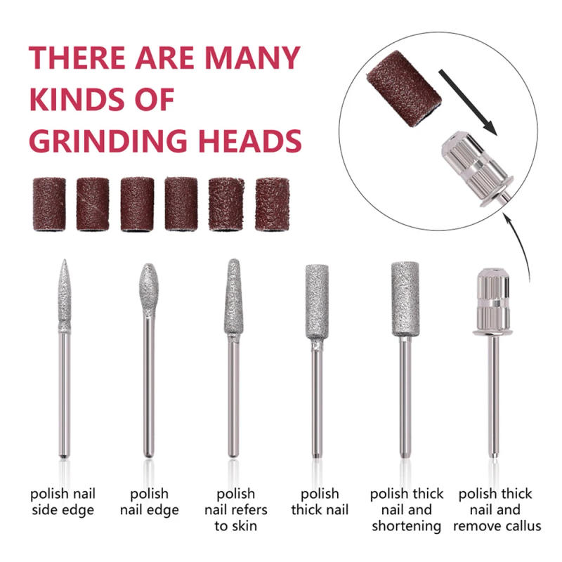 Description Picture 6 of itemLINMANDA 20000RPM Electric Nail Art Tool Set Toe Drill Buffing Files Pen Manicure Pedicure Drill Set With Nail Drill Bits