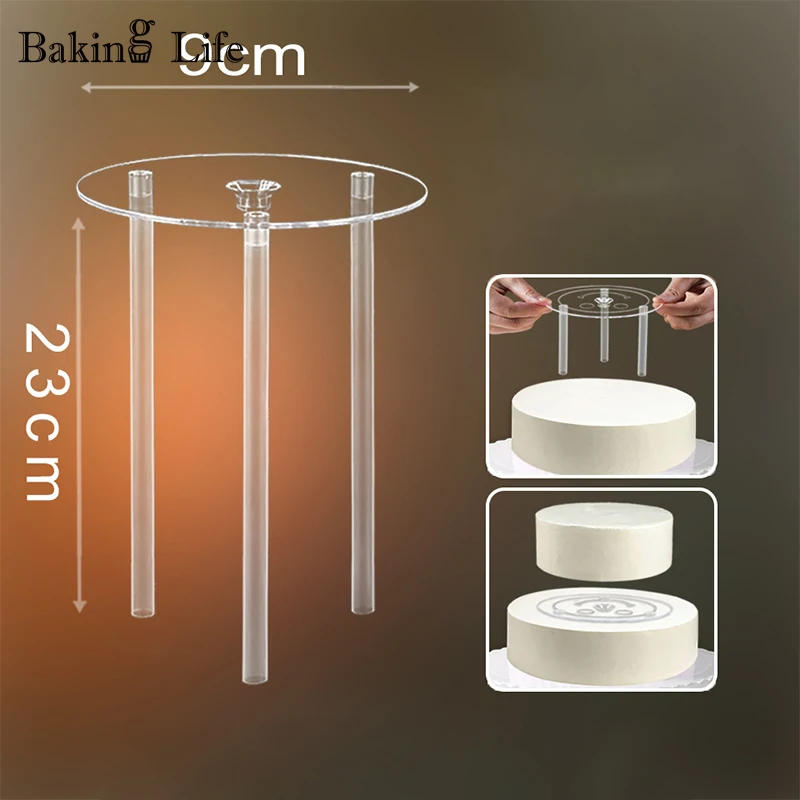 Description Picture 4 of itemMultilayer Cake Stand Hanging Mat Support Round Frame Dessert Stand Separator Stacking Rack Baking Tools