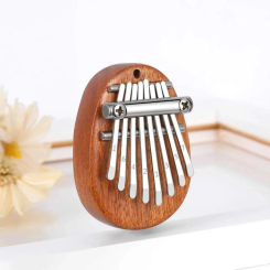 Thumb Piano 8 Key Mini Kalimba Exquisite Finger Piano Portable Marimba Musical Pendant Gift 8 Key Keyboard Musical Instrument