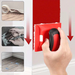 Professional Latex Paint Edger Brushes, Red Multifunctional Wall Ceiling Corner Painting Brush, Color Separator Trimmer Tools