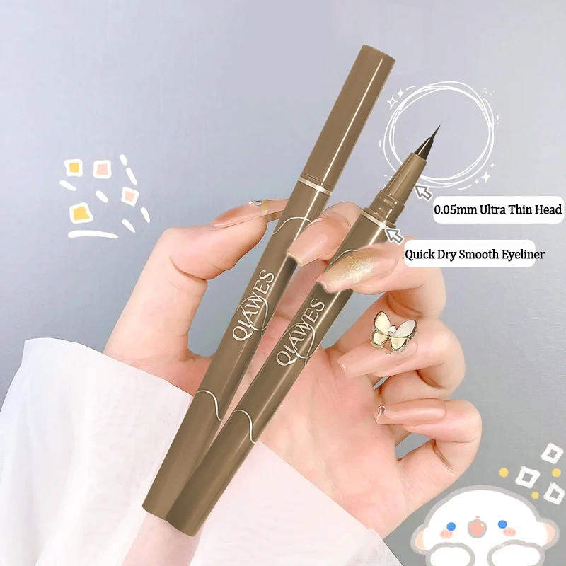 Description Picture 4 of itemWaterproof Liquid Eyeliner Eyebrow Easy To Color Sweat-proof Eyebrow Pen 0.05MM Ultra Thin Head Eye Liner Eyelash Eye Makeup