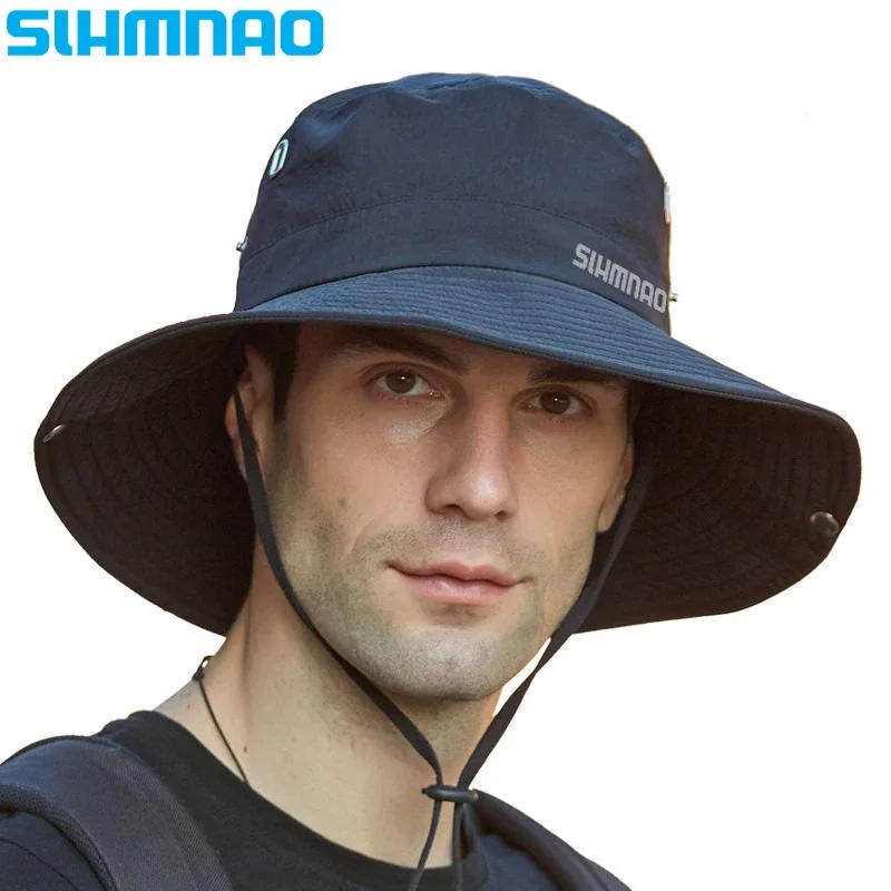 Description Picture 4 of itemFisherman Fishing Hat Summer Men's Outdoor Breathable Sunshade Mountaineering Tourism Hat Sunscreen Big Eaf Female Cycling Hat