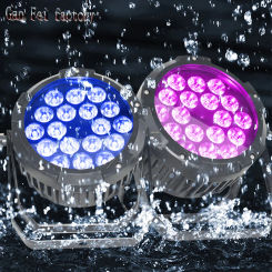 Led Par 18x18W Waterproof Light RGBWA+UV 6in1 Outdoor Stage Lights Wash Effect DMX512 For Disco DJ Projector Machine Party