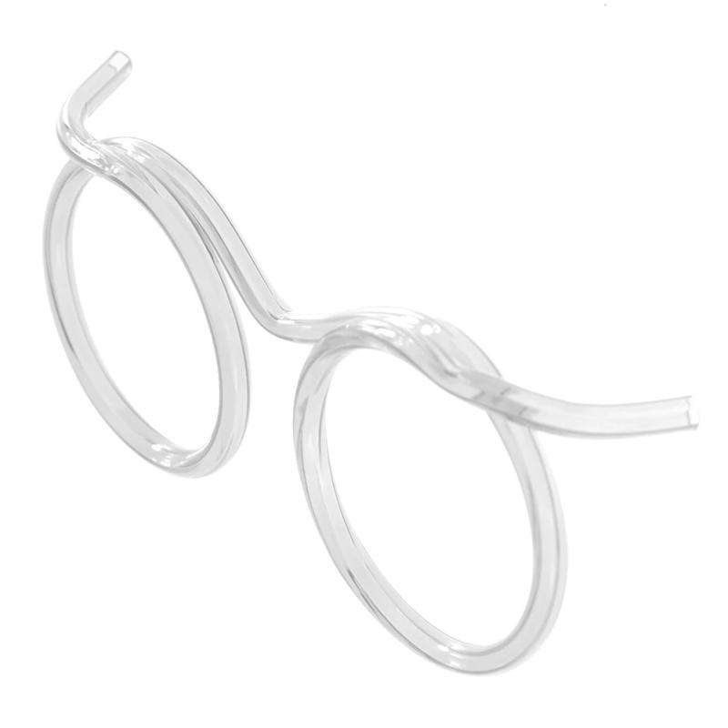 Description Picture 6 of itemFun Loop Drinking Straw Eye Glasses Reusable Crazy Funky Drinking Tube for Kids Party Annual Meeting Parties Birthday