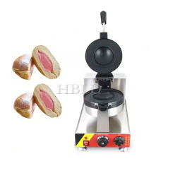 Commercial Toaster, Ice Cream Burger Maker, Multifunctional Sandwich Non Stick Double-Sided Heated Breakfast Machine