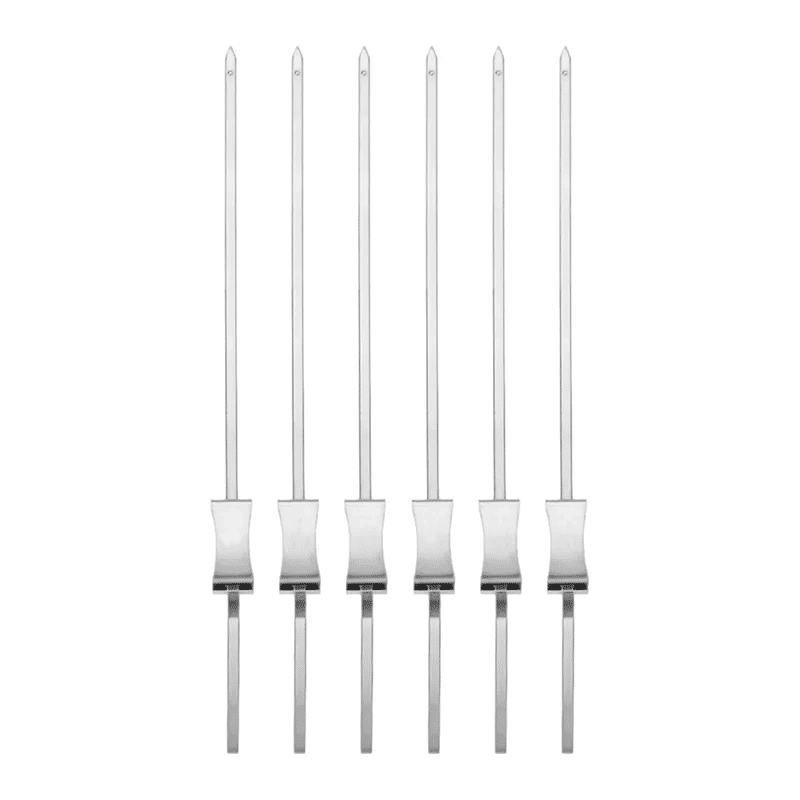 Description Picture 3 of itemSOFT-Grill Skewers With Handle,Stainless Steel BBQ Skewer Kabob Skewers For Meat, Chicken, Sausages
