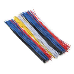 Tin Plated PCB Solder Cable Fly Jumper Wire Copper Conductor Wire 8 inch Heat-resistant Cable Wire Soft Wire 100pcs