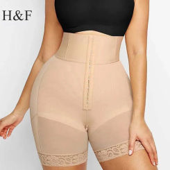 3 Boned Butt Lifter Shapewear Shorts Women Body Shaper Waist Trainer Belly Control Panties Body Shapewear Fajas