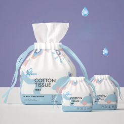 1 Roll Disposable Face Towels Makeup Cotton Pads Nonwoven Facial Cleansing Cotton Tissue