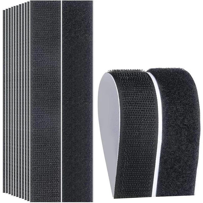 Description Picture 3 of item1Meter Strong Self Adhesive Hook and Loop Fastener Tape Nylon Sticker Adhesive Strips Glue Tape DIY Craft Accessories 16-100mm