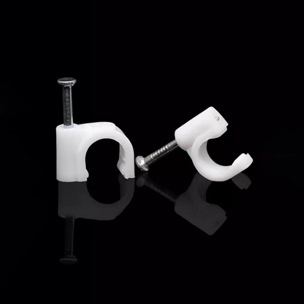 Description Picture 3 of itemSteel Nail Wire Clip Circular Fixing Network Cable Processor